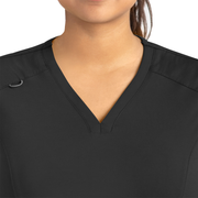 20302 - Focus - Women's Curved V-Neck Top