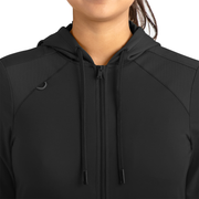 90301 - Focus - Women's Hooded Zip Front Jacket
